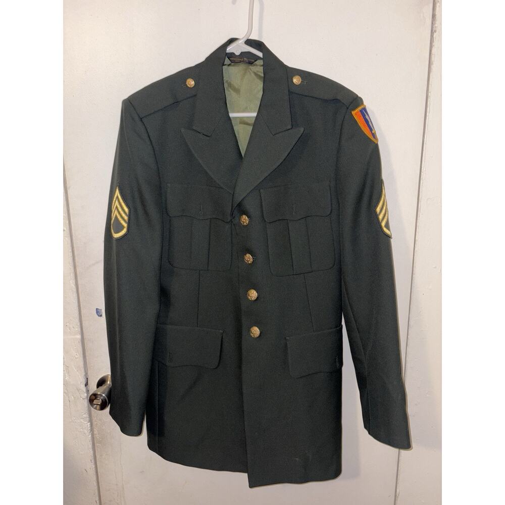 Vintage Vietnam Jacket Coat Green Army